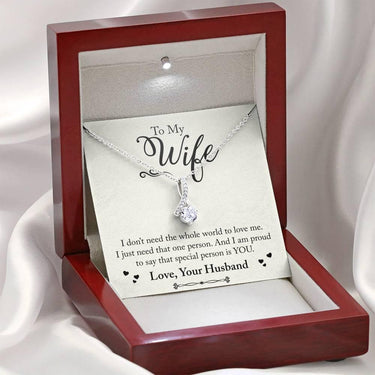 To My Wife - ALLURING BEAUTY - Necklace - Beetno Store - Birthday Anniversary Memorial Gifts, C30084TR, Gift for Girls Daughter, Gift for Girls Mother, Jewelry, lx-C30084, necklace, NEWLY CURATED, PB23-WOOD, PROD-1127164, PT-930, TNM-1, to my wife, To My Wife - ALLURING BEAUTY - Necklace, to my wife necklace, USER-61358